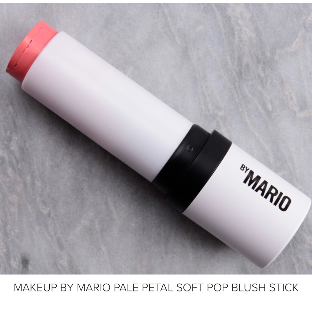NIB MakeUp By Mario Pale Petal Blush Stick Brush
